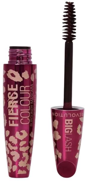 Ripsmetušš Makeup Revolution Big Lash Fierce Volume, 9 g, burgundy v.