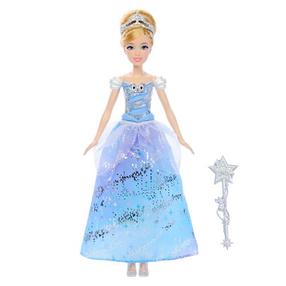 Lėlė - pasakos personažas Mattel Disney Princess Cinderella, 29 cm, žydra sp.