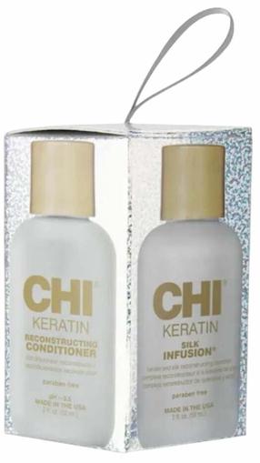 Plaukų priežiūros priemonių rinkinys CHI Keratin Essential Treat, 3 vnt., 59 ml