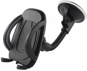 Auto telefona turētājs Rebeltec, melna krās.