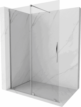Dušo sienelė Mexen Walk-In Velar, 150 cm x 200 cm, chromo sp./grūdintas