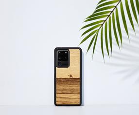 Telefono dėklas Man&Wood Case for Galaxy S20 Ultra Terra, juoda sp., Samsung
