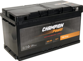 Akumuliatorius Champion Power, 12 V, 100 Ah, 750 A