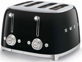 Tosteris Smeg TSF03BLEU, melna krās.