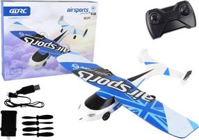 Rc lidmašīna Lean Toys Air Sports, zila krās./balta krās.