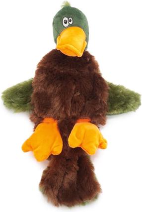 Žaislas šuniui, pliušinis Karlie Flatinos Mallard 521359, 40 cm, ruda sp./žalia sp., 40
