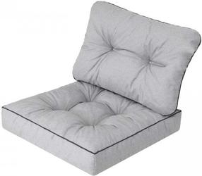 Lauko baldų pagalvių rinkinys Hobbygarden Emma R3 EMTPOE8, pilka sp., 70 x 70 cm