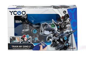 Игрушечный робот динозавр Silverlit Train My Dino, черный цв.
