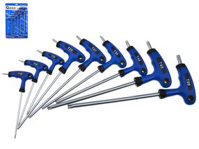 Kruvikeeraja komplekt Geko Torx T10-T50 G30587, tähtede, 9 tk