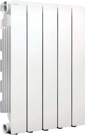 Radiators Fondital, 9.7 cm x 55.7 cm, sānu pieslēgums, 509.6 W, balta krās.