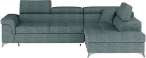 Kampinė sofa Eridano Manhattan 38, žalia sp., 202 x 275 cm x 88 cm