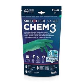 Darbo pirštinės chemikalams Ansell Microflex 93-260, L, 6 vnt.