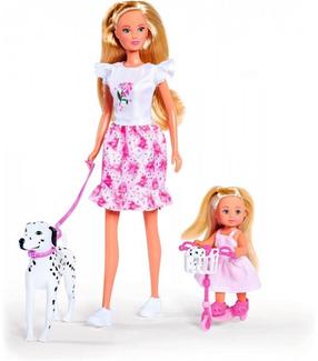 Кукла Simba Steffi Love Cute Walk 105733605, 29 см, многоцветный