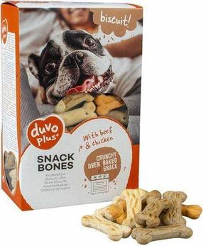 Лакомство для собак Duvo+ Snack Bones Biscuits, злаки, 0.5 кг