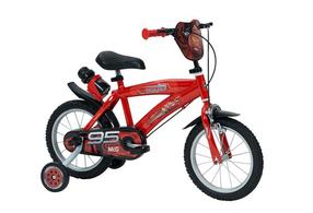 Vaikiškas dviratis Huffy Disney Cars 24481W, juoda sp./raudona sp., 14", 14"