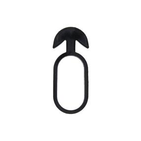 Augalų tvirtinimo žiedai Bradas Anchor Rubber Tie Epdm, 5 cm x 0.4 cm, 5 cm, guma, juoda sp., 50 vnt.