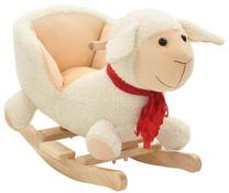 Supamas žaislas VLX Sheep 80224, mediena, metalas, pliušas, balta sp.