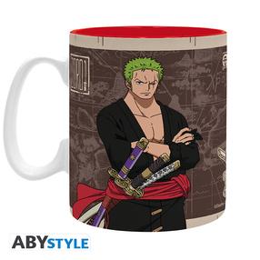 Puodelis ABYstyle ONE PIECE - Mug (460 ml) Zoro Wanted, įvairių spalvų, 460 ml