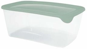 Pārtikas trauks Curver Fresh & Go 0800556A87, 3 l, 25.7 cm x 16.7 cm, zaļa krās.