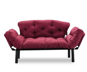 Sofa-lova Hanah Home Nitta Maroon, raudona sp., 155 x 85 cm x 73 cm