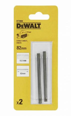 Asmeņu komplekts, ēvelēm Dewalt DT3906, 2 gab., 82 mm