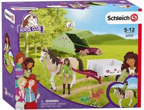 Rinkinys Schleich Horse Club Sarah's Camping Adventure 42533, 23 cm, įvairių spalvų