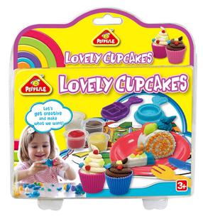 Veidošanas pasta Peipeile Lovely Cupcakes 6817B, daudzkrāsaina