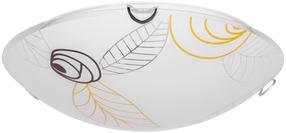 Lampa plafons Spot-Light Indiana 4453102, LED, 2700 °K, 1 x 12 W, brūna krās./balta krās. / hroma krās., 30 x 30 cm