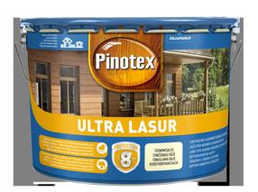 Medienos impregnantas Pinotex Ultra Lasur, raudonai ruda sp./šermukšnis sp., 10 l