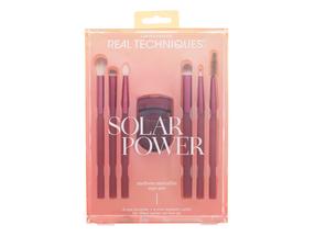 Väike hari, kulmudele ja ripsmetele Real Techniques Solar Power Molten Metallic, 7 tk, punane v.