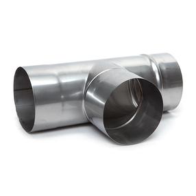 Ar trīs zariem skurstenis Wadex, 130 mm, 90 °