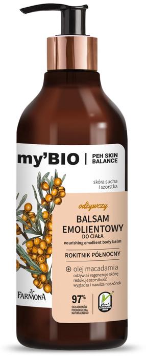 Ķermeņa balzams Farmona my'BIO Nourishing Emollient, 400 ml