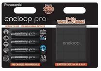 Akumuliatorius Panasonic Eneloop Pro AA + Rechargeable Box, AA, 2500 mAh, 4 vnt.