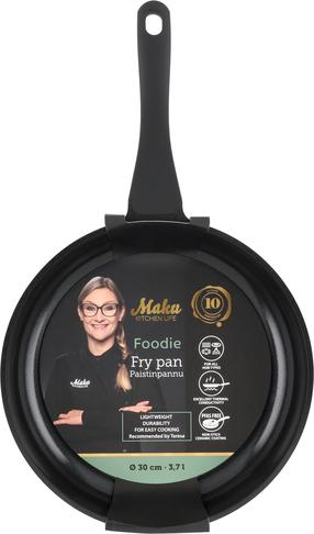 Keptuvė Maku Foodie 647600, Ø 30 cm, aliuminis/bakelitas
