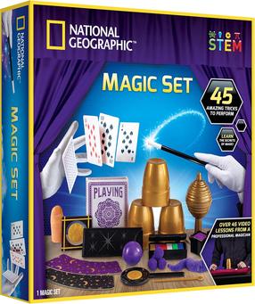Burvju triku komplekts National Geographic Stem Magic, daudzkrāsaina