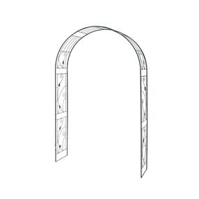 Augalo atrama Garden Center, 135 cm x 37 cm, 224 cm, metalas