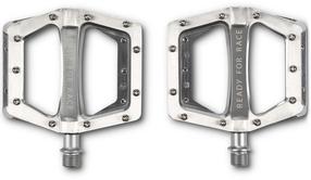 Pedalas Cube Flat CMPT 14144, aliuminis, pilka sp., 2 vnt.