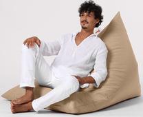 Kott-tool Hanah Home Pyramid Big Bed Pouffe 248FRN1202, hele pruun v.