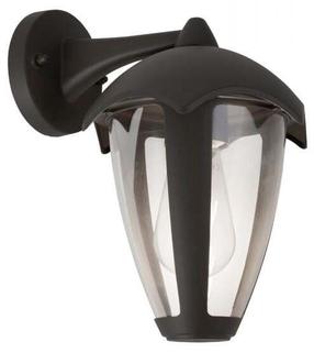 Уличный настенный светильник Searchlight Bluebell, 60Вт, E27, IP44, черный цв., 17.5 см x 26 см