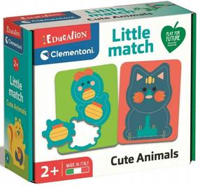 Attīstoša rotaļlieta Clementoni Little Match Cute Animals, daudzkrāsaina, 20 gab.