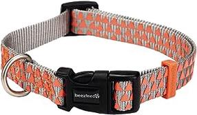 Kaelarihm koertele Beeztees, oranž v./helehall v., 480 - 700 mm x 25 mm, 48-70cm x 25mm