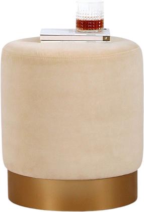 Pufas Hanah Home Memfis 209FLF1267, kreminė sp., 40 cm x 40 cm x 45 cm