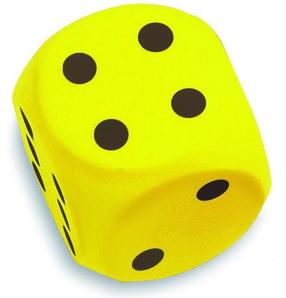 Mīkstie kauliņi Amigo Spiele Soft Dice 15.5 cm
