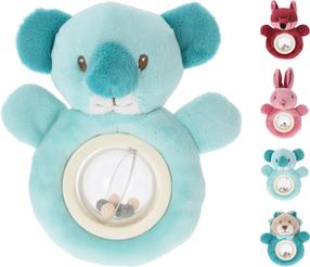 Погремушка Koala,Lapsa,Zaķis,Lauva, синий цв./красный цв./розовый цв.