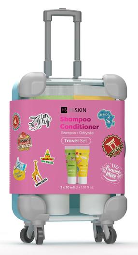 Matu kopšanas produktu komplekts HiSkin Travel Set, 2 gab., 30 ml