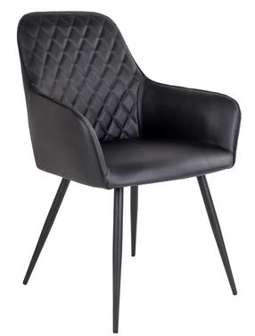 Valgomojo kėdė House Nordic Harbo, matinė, juoda sp., 65 cm x 57 cm x 87 cm