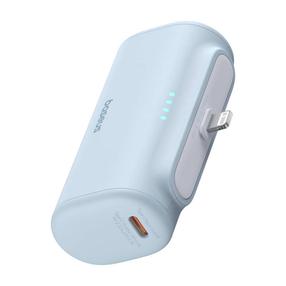 Lādētājs-akumulators (Power bank) Baseus OS-Baseus Compact IP, 5000 mAh, 15 - 20 W, zila krās.