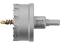 Karūna su karbidiniais dantimis, metalinėms karūnoms Yato YT-44070, 6.5 cm