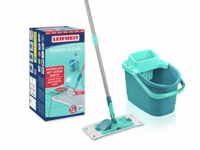 Grīdas tīrīšanas komplekts Leifheit Power Clean, gaiši zila krās., 6 l