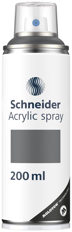 Aerozoliniai dažai Schneider Paint-It 030, dekoratyviniai, juoda sp., 0.2 l
